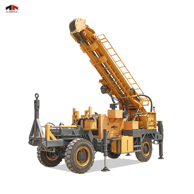 Mua TWD600 Hydraulic Four Wheels Trailer Mounted Water Well Drilling Rig sản xuất trực tuyến