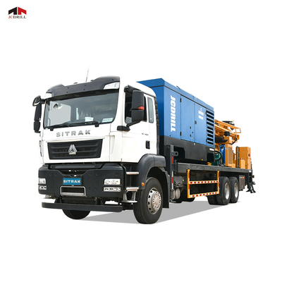 Mua Xe tải SINOTRUCK gắn giàn khoan giếng nước sâu tích hợp máy nén khí sản xuất trực tuyến
