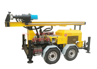 Mua Rơ moóc gắn đá Khoan Rig Dth Bùn khoan 55 - 110 Rpm Tốc độ quay sản xuất trực tuyến