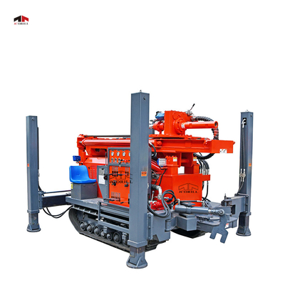 Mua Nước giếng khoan sâu 200m Giàn khoan bánh xích Đá diesel di động quay sản xuất trực tuyến