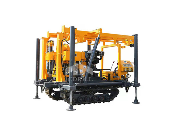 Mua Máy khoan giếng khoan nước thủy lực di động 200m Máy quay bánh xích gắn sản xuất trực tuyến