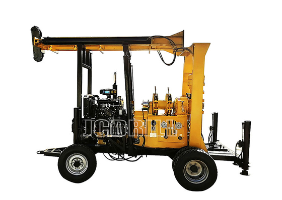 Mua Hydraulic Rotary Portable Water Well Drilling Rig Borehole Trailer được gắn sản xuất trực tuyến