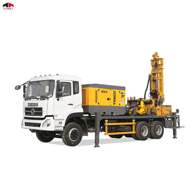CSD200A Máy bơm bùn khí thủy lực DTH tích hợp Dongfeng Truck Máy khoan giếng nước