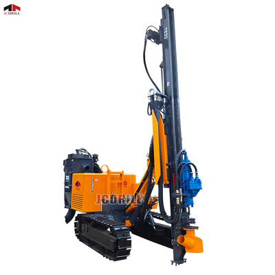 Hệ thống thủy lực Top Hammer Seft Propelled Crawler Rock Blasting Drilling Rig với bộ thu bụi
