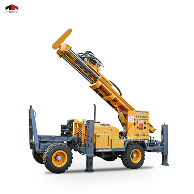 Giá tốt. Trailer gắn điện thoại di động nước Vâng khoan giàn khoan, thủy lực khoan lỗ khoan máy trực tuyến