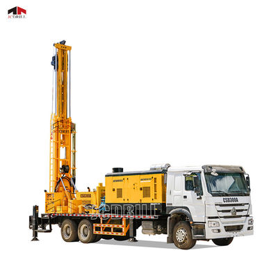 Giếng khoan thủy lực 93kw Xe tải giàn khoan nước cho nông nghiệp