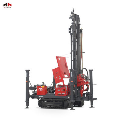 Crawler lắp đặt thủy lực khí nén nước giếng bùn bơm lỗ khoan máy khoan xoay