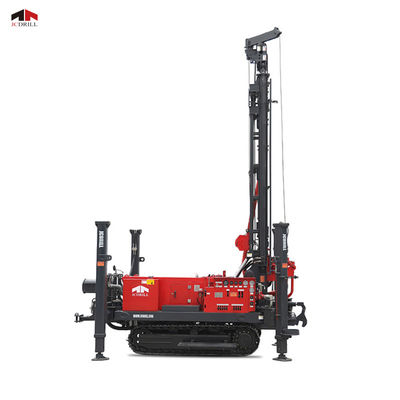 Crawler Hydraulic Drilling Rig 92Kw 4000-8000Nm cho giếng nước