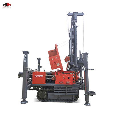 CWD200T Crawler gắn máy khoan giếng nước 2000m Độ sâu 5500Nm Động lực