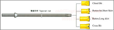 Giá tốt. Dụng cụ khoan búa Máy khoan thép côn 7 11 12 Độ 600 - 8000mm trực tuyến