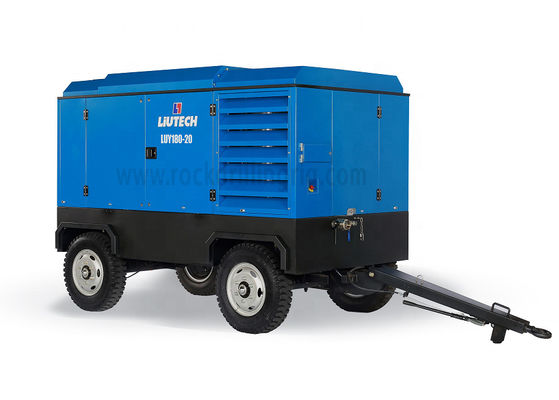 Máy nén khí động cơ 4 bánh Diesel Khả năng thích ứng cao Độ ồn thấp ISO 9001