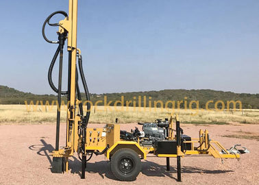 Giá tốt. 200m Trailer gắn giàn khoan khoan nước với động cơ Diesel trực tuyến