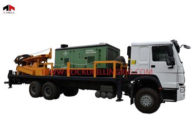 Giá tốt. 6 X 4 Xe tải gắn giếng khoan khoan giếng khoan với máy nén khí trực tuyến