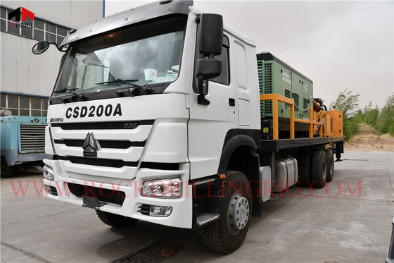 Giá tốt. Xe tải di động gắn giàn khoan giếng nước 85KN DTH trực tuyến
