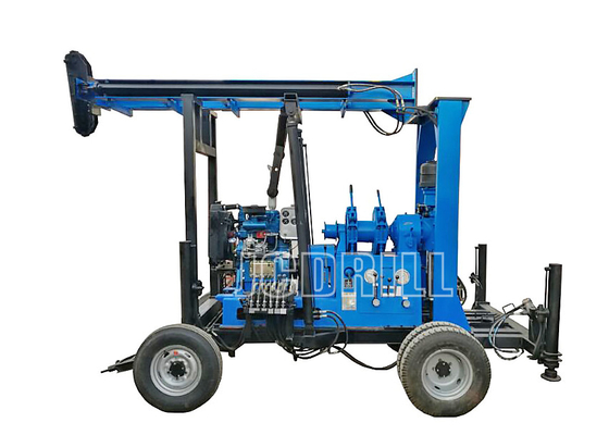 Giá tốt. Cơ sở xe kéo Một người khoan giếng được điều khiển bởi động cơ diesel 400m độ sâu trực tuyến