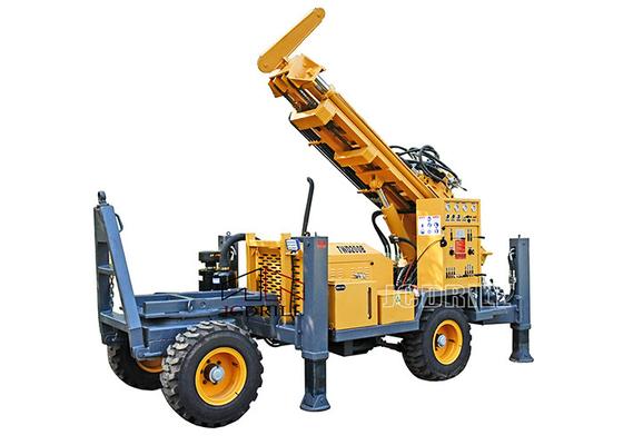 Giá tốt. DTH 300m Full Hydraulic Trailer Mounted Water Well Mud Rotary Drilling Machine Máy khoan quay trực tuyến