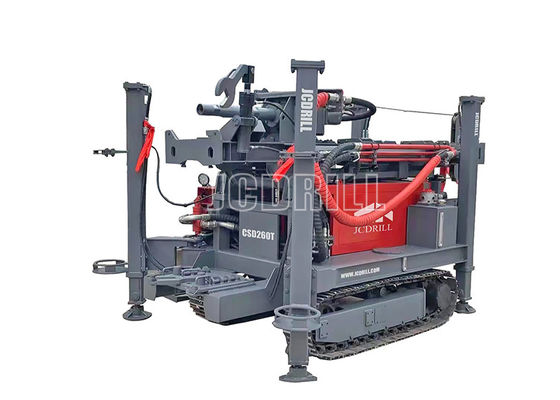 Thép Yuchai Engine Crawler Mounted Drill Rig Borehole Cwd260t